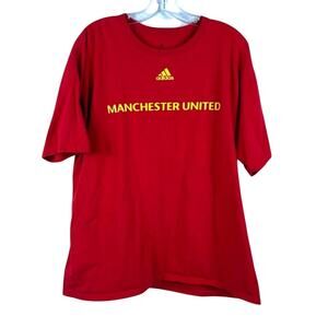 Manchester United XL T-Shirt Adidas Man U Red Devils Soccer Football EPL